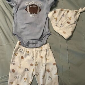 Baby Football Onesie set